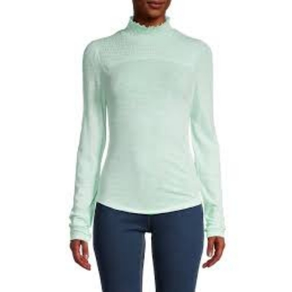 Free People Tops - Free People Smocked Long Sleeve Top